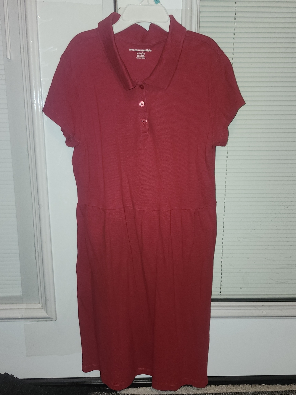 Amazon Essentials Red Polo Dress